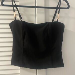 White Fox Black Tank